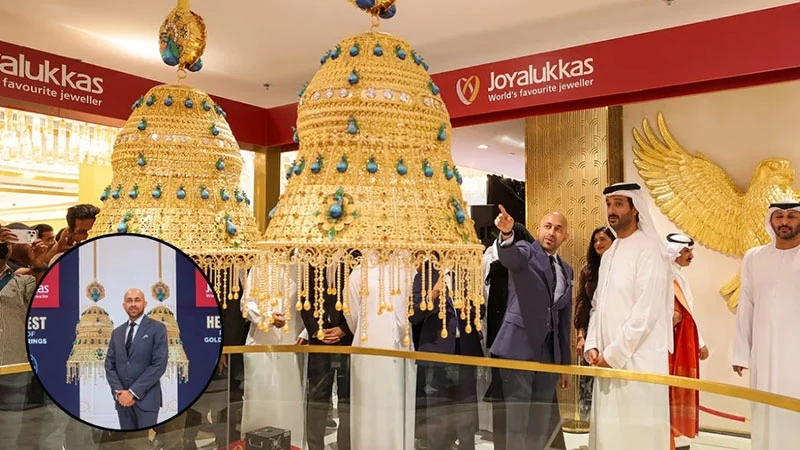 ১৬ কেজির স্বর্ণের দুল বানিয়ে বিশ্বরেকর্ড
