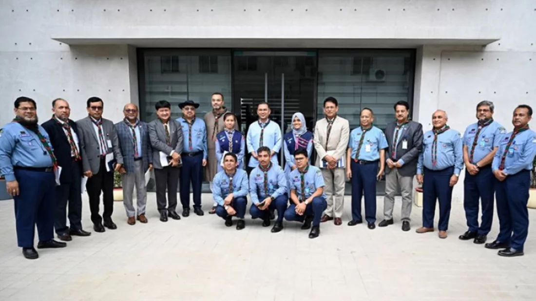 প্রধানমন্ত্রীর সঙ্গে বাংলাদেশ স্কাউটসের কার্যনির্বাহী কমিটির সাক্ষাৎ