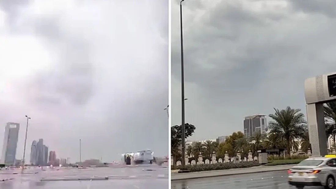 আবুধাবিতে ব্যাপক বৃষ্টি ও বজ্রপা, কর্তৃপক্ষের ‘হাই অ্যালার্ট’