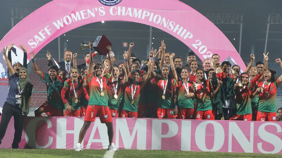 সাফ নারী ফুটবল চ্যাম্পিয়নশিপে ভারতের গ্রুপে বাংলাদেশ
